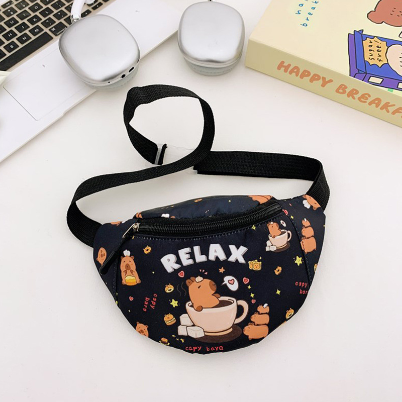 Bolso lindo para niña bolso de mensajero para niños de dibujos animados bolso de hombro para niña de estilo occidental salvaje bolso de pecho para niño al aire libre transfronterizo