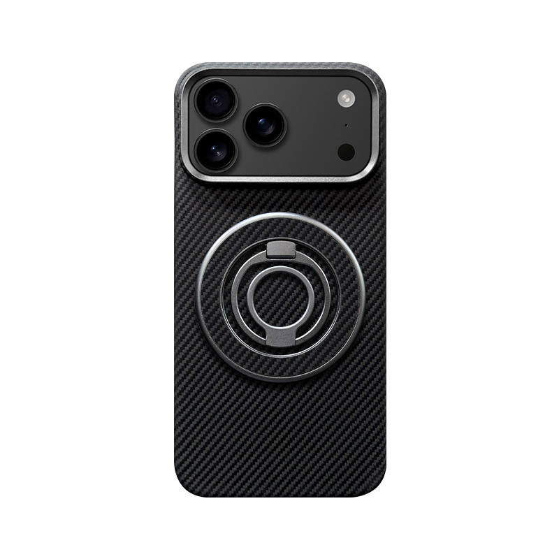 适用苹果17Air凯夫拉手机壳iphone17Promax芳纶纤维17磁吸保护套|undefined