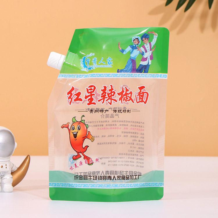 调味品复合包装袋异型袋调料粉鸡精白糖食品包装袋自立吸嘴袋制定