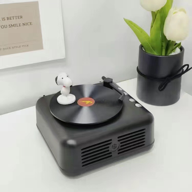 新型h 3復古ブルートゥース小型スピーカーパソコンミニ創意プレゼントレコード機のラジオカードの小型音響|undefined