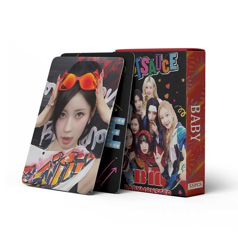Cadena total, una gran cantidad de stock, 55 hojas de tinta BT SK IVE ATEEZ KPOP, estrellas coreanas alrededor de LOMO