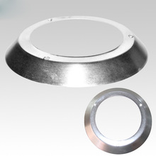 厂家直销户外灯庭园灯埋地灯铝散热反光片反光碟旋压灯杯145铝碟