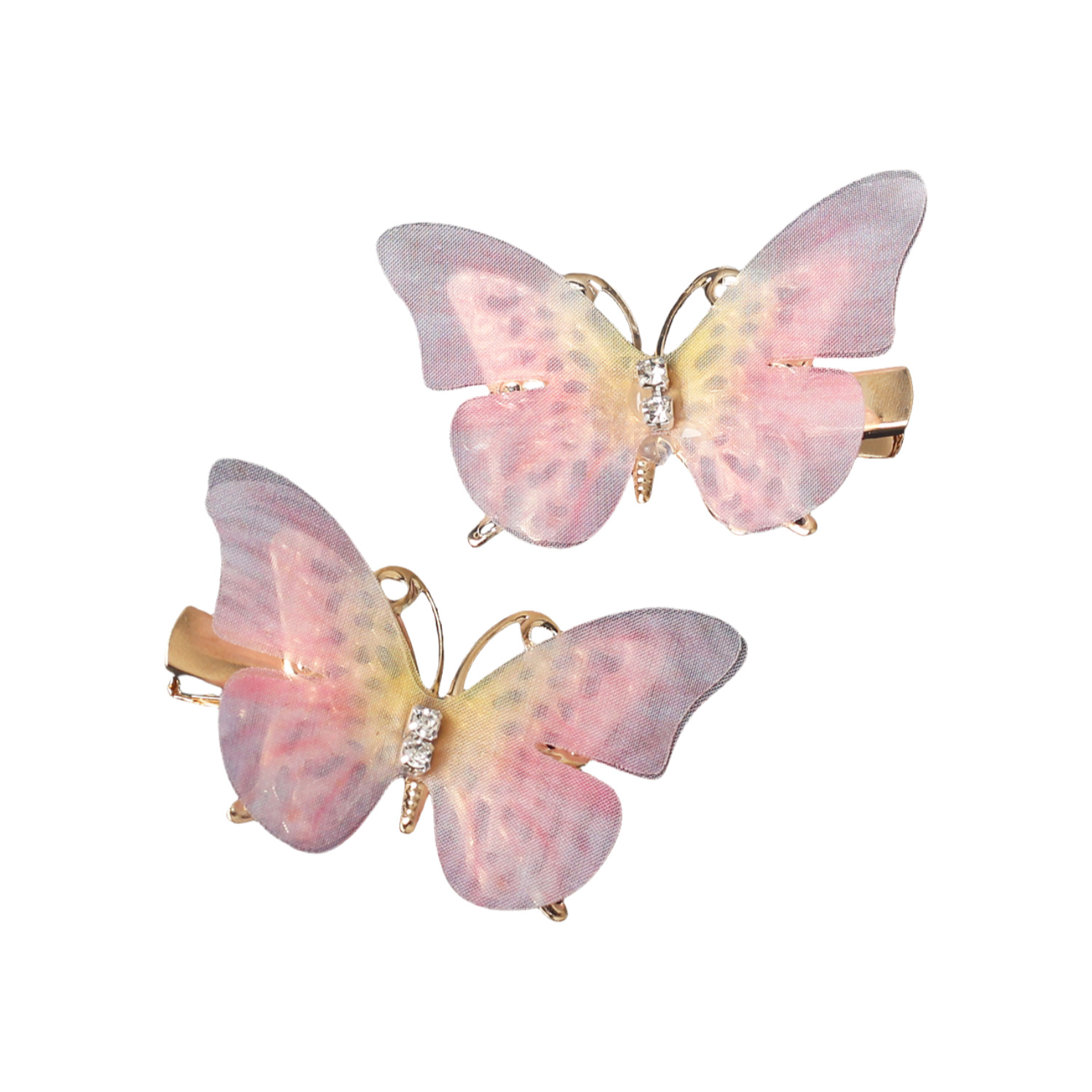 Accesorios para el cabello con lazo inteligente para niños, horquilla de mariposa de simulación grande, accesorios de actuación de hadas pequeñas, accesorios para el cabello