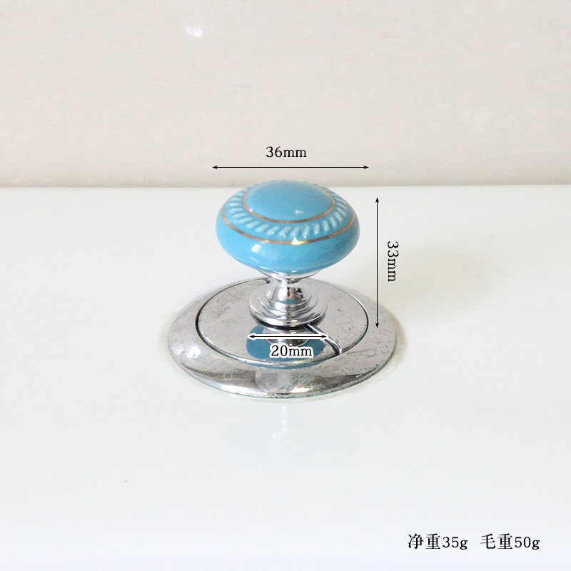 Color redondo inodoro prensa creativa inodoro tanque de agua botón auxiliar Dispositivo de moda Botón de amor