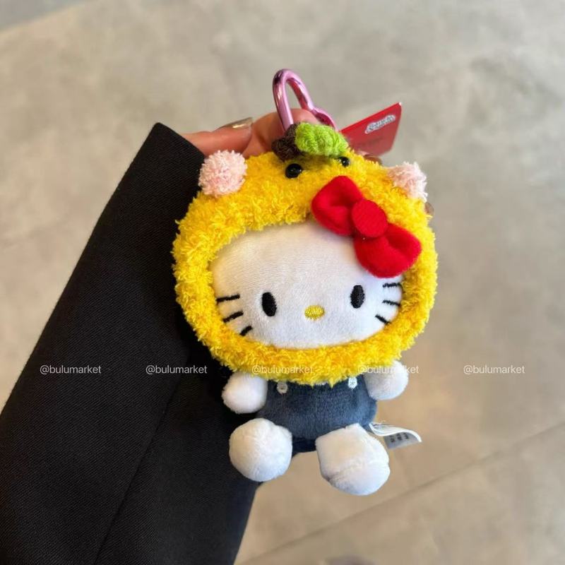 新品猫咪包挂件牛仔裤凯蒂猫玩偶挂饰包包饰品卡通公仔钥匙挂件|undefined