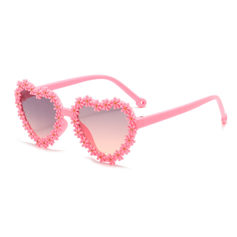 Gafas de Sol Infantiles de Margarita, Plástico y AC, Protección UV400, para Viajes y Fiestas