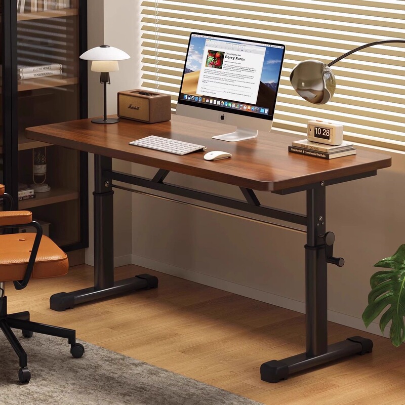 Simple and Modern Adjustable Computer Desk, Perfectly Suitable for Living Room, Study, and Bedroom, a Movable Office Adjustable Desk Simple and Modern Adjustable Computer Desk, Perfectly Suitable for Living Room, Study, and Bedroom, a Movable Office Adjustable Desk