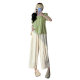 Japanese-style Granny Pants Women's Summer Women's 2024 Straight Casual Wide-leg Harlan Pants Small Ice Silk Carrot Pants