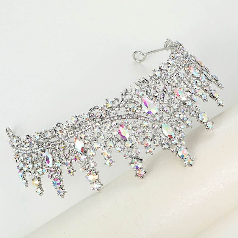 Elegant Shiny Crown Rhinestone Crown display picture 2