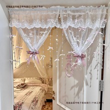 蝴蝶结改造房间ins风梦幻粉色感布置少女氛围卧室门可爱门帘包邮