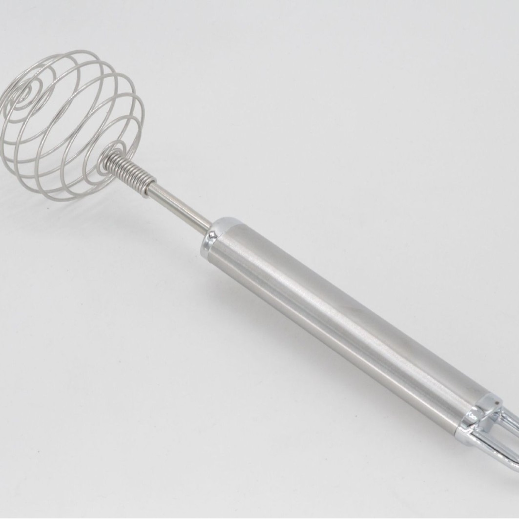 Batidor de varillas de acero inoxidable con mango de madera_voghion.com