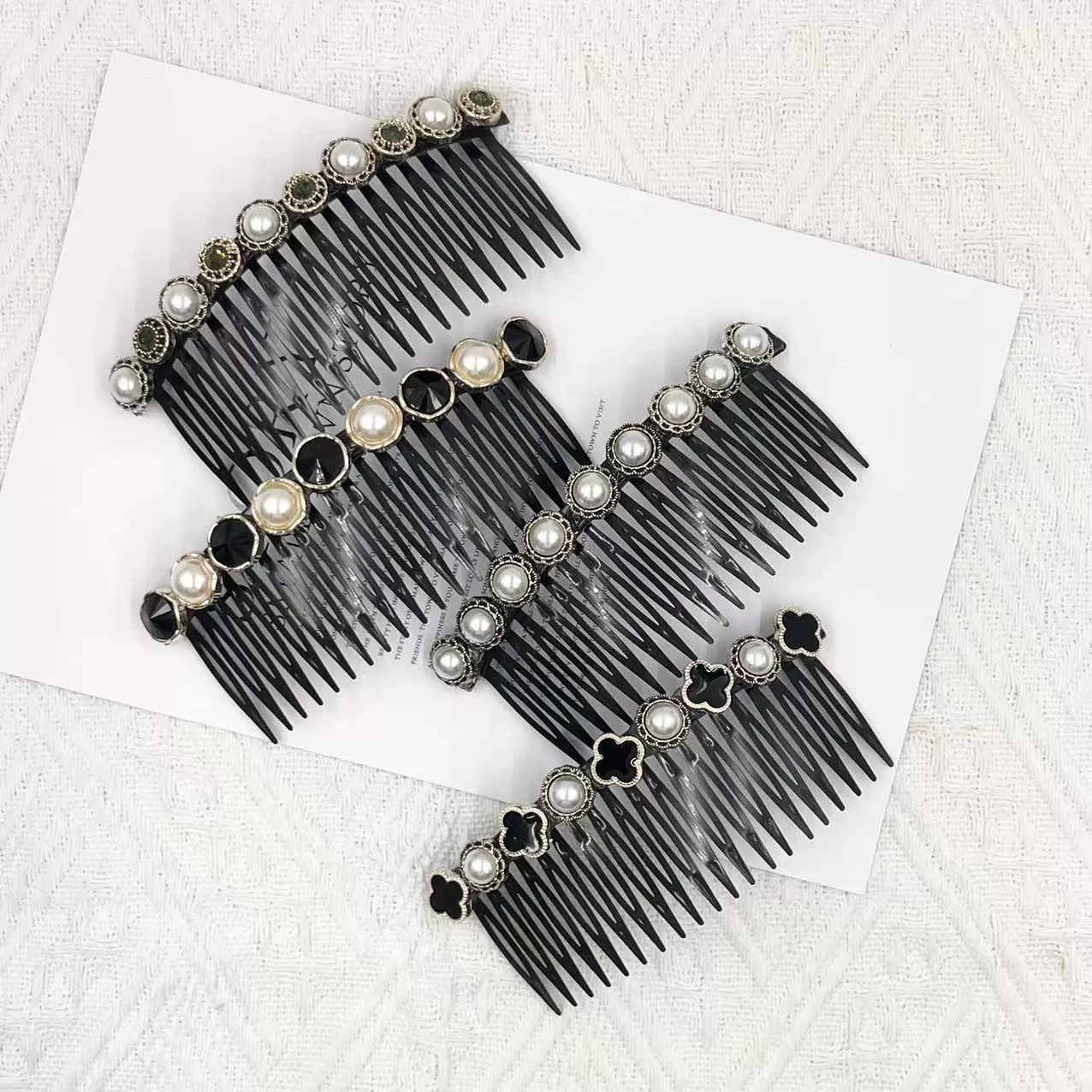 Bangs from pearl, hairpins, headband, hair accessory, clips included