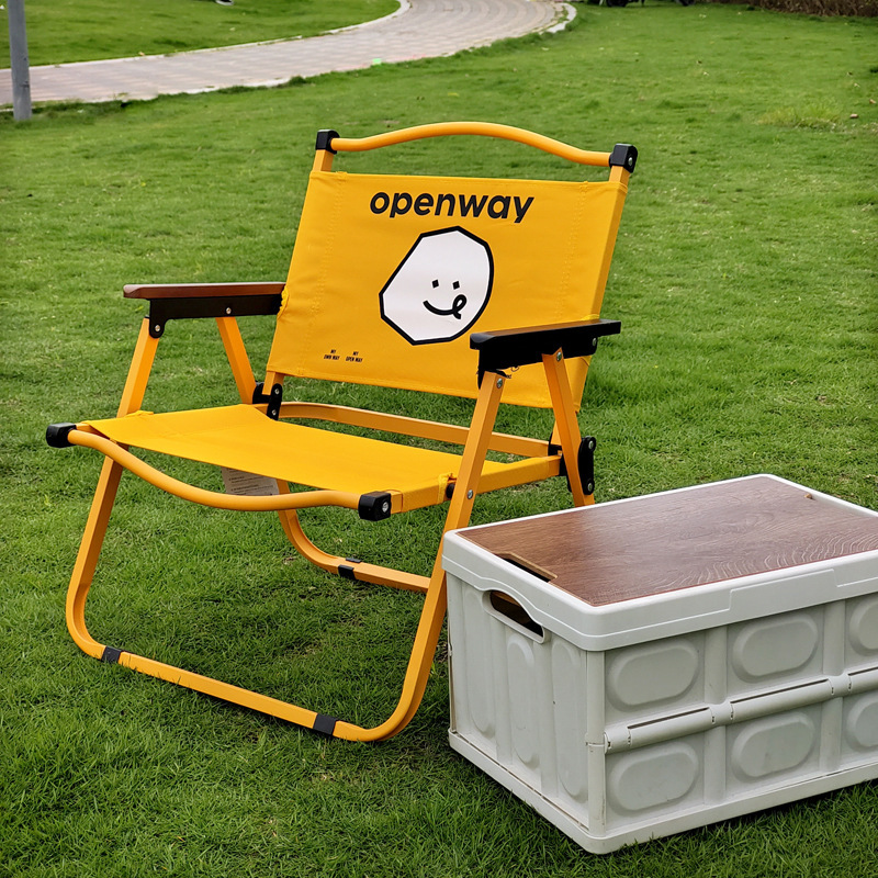 Kermit Chair Outdoor Folding Chair Ultra-Light and Convenient Picnic Backrest Adult Fishing Actor Beach Camping Stool