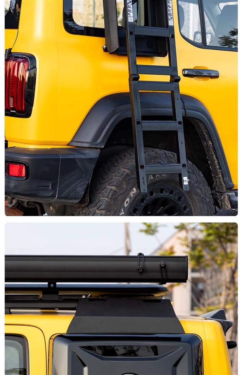 Tank 300 Roof Rack Aluminum Alloy Expansion Platform Luggage Frame Side Ladder Side Tent Backpack Modification Parts
