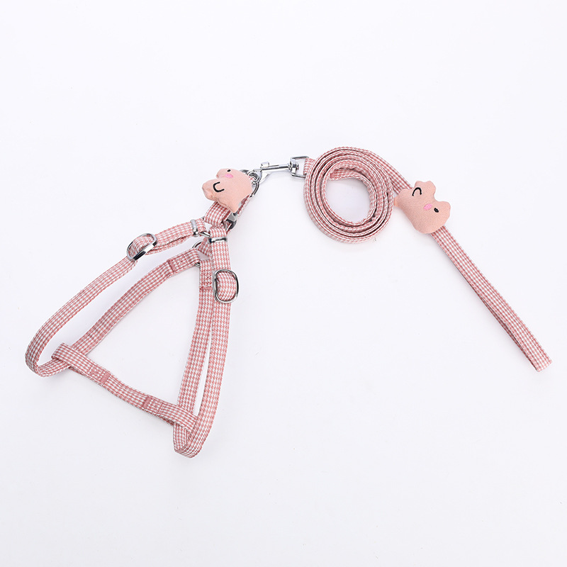 Cuerda de tracción para gatos, tarjeta en forma de I, correa para gatos de pata de gallo de alto valor, correa para pasear perros, cadena para perros pequeños y medianos