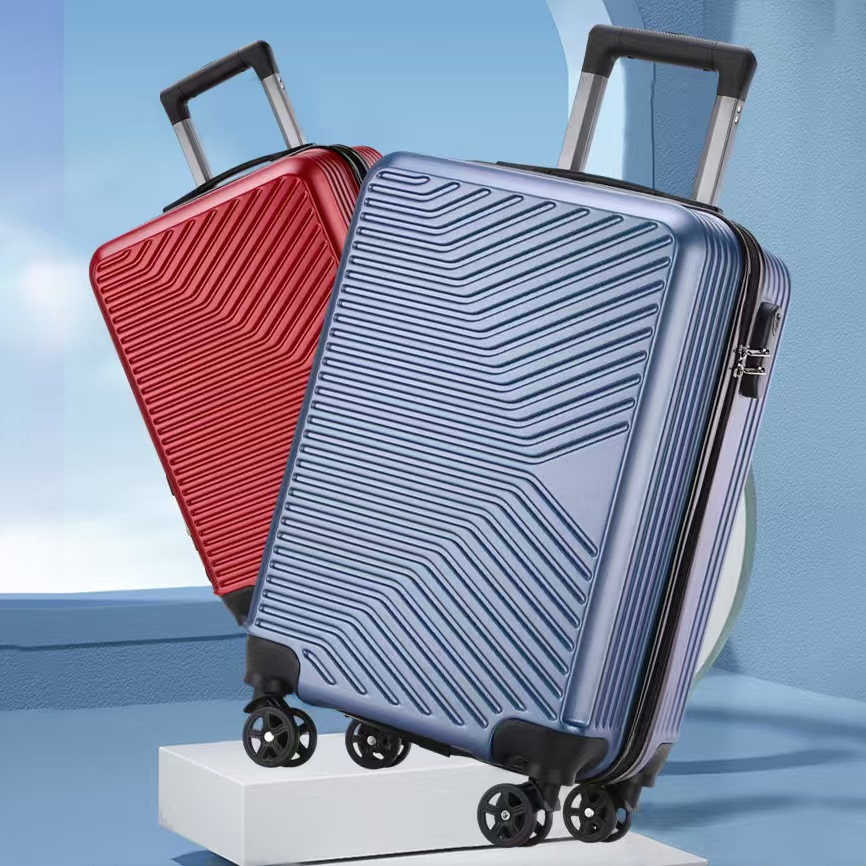 Capacious multicoloured fashionable trend suitcase