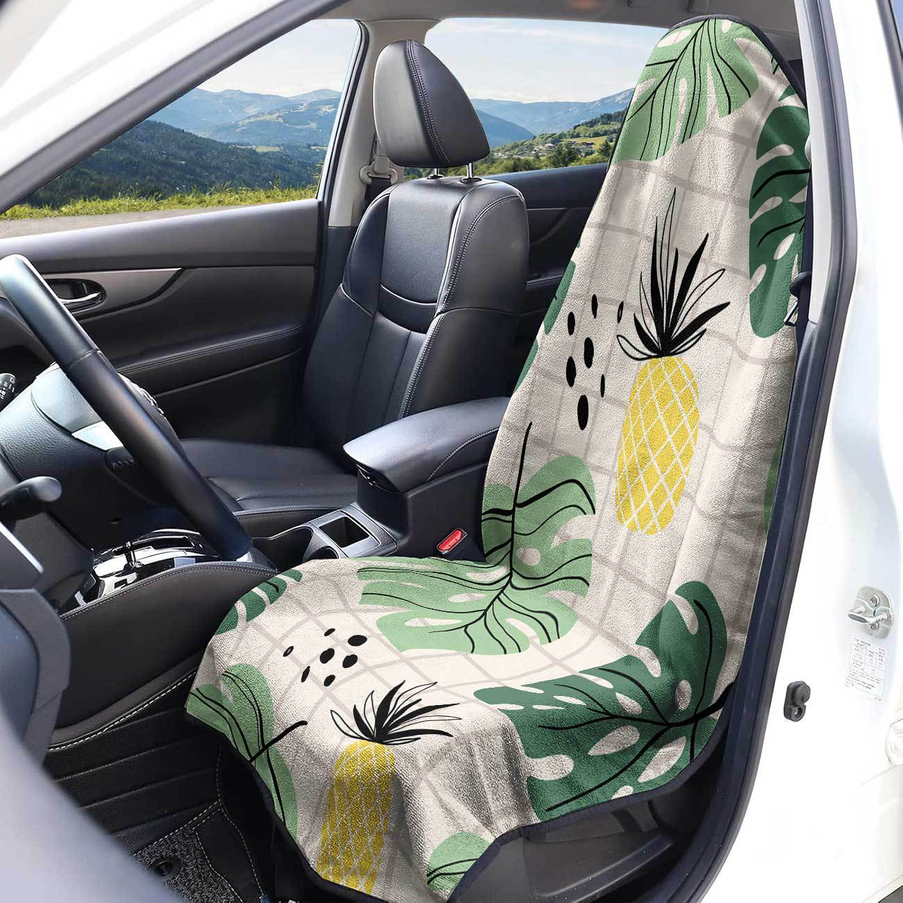 Car seat towel cover, front seat protector, suitable for gym and exercise, universal for all seasons, car use 125