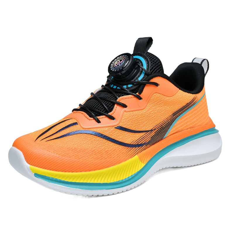 Ligero otoño doble malla transpirable para niñas al aire libre casual zapatos para correr 2024 zapatos de cuatro estaciones para niños de mediana edad nuevos suaves