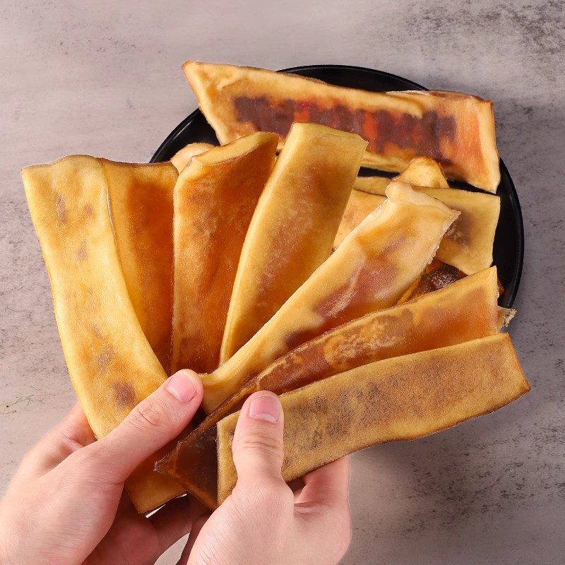 Piel de vacuno secada al aire, palitos molares, bocadillos para mascotas, piel de vacuno secada al aire natural, dientes limpios, seguros y no dañan el estómago