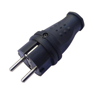 French Waterproof Male and Female Plug European Standard Outdoor Dust-proof German and French Universal Power Plug Male and Female Plug