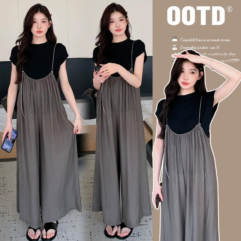 Реальный выстрел 2024 года новый дизайн беременных женщин с широкими ногами на молнии