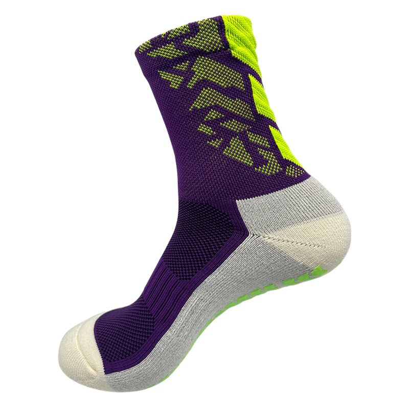 Nuevos calcetines de fútbol antideslizantes bottom absorbente de sudor amortiguador calcetines de fútbol toallas bottom