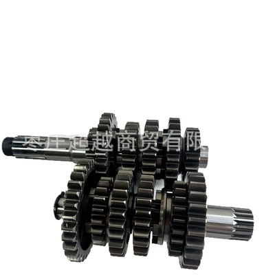 Assembly, Transmission gear and shaft