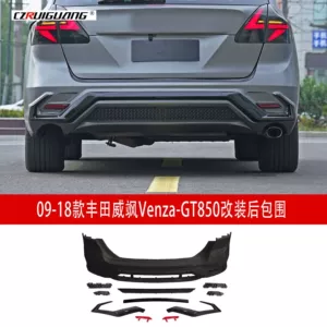 09-18 Toyota Venza Gt850 üçün ön və arxa barmaqlıq, fənərlər