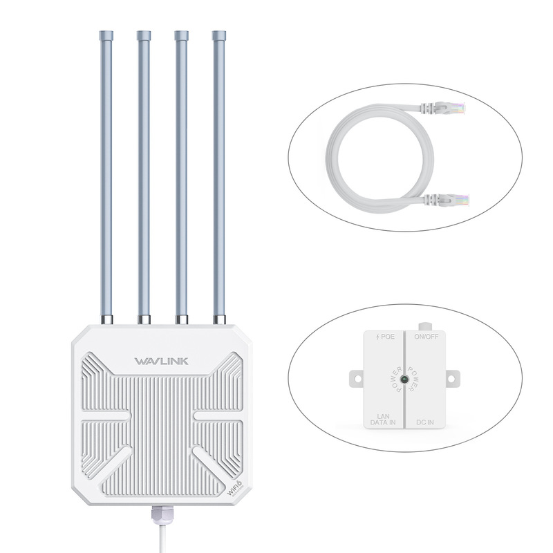Ax3000 Dual-Band 2.4Ghz 5Ghz Waterproof Wifi6 Long-Distance Outdoor Router Repeater Booster Ax3000 Dual-Band 2.4Ghz 5Ghz Waterproof Wifi6 Long-Distance Outdoor Router Repeater Booster