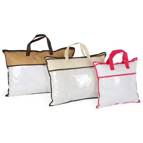 Non-woven home textile storage and organization zipper bag, multi-size blanket packaging bag, pillow core, dust-proof tote bag, printable