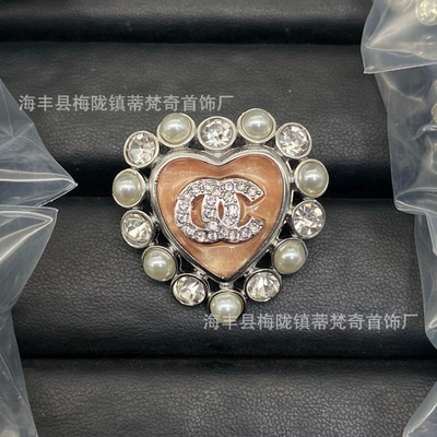 Leather Pearl Heart Small Chanel-Style – Yaxa sancaqları - correct-delivery-of-physical-style-28