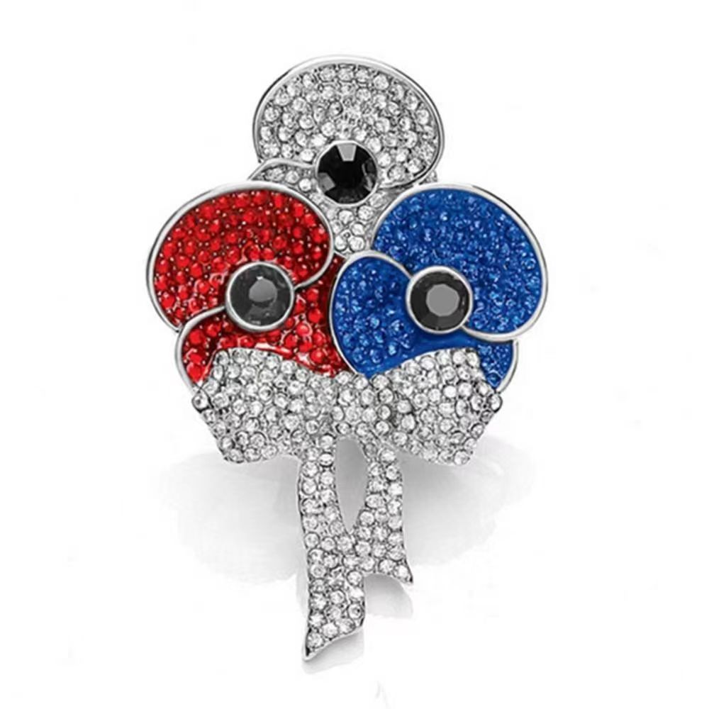 Ethnic Style Flower Alloy Stoving Varnish Diamond Women's Corsage display picture 5