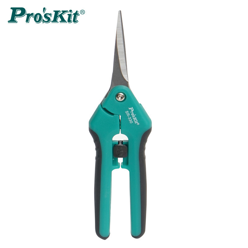 台湾宝工（Pro'sKit）SR-330 双色不锈钢快利剪 电工剪其他剪刀否