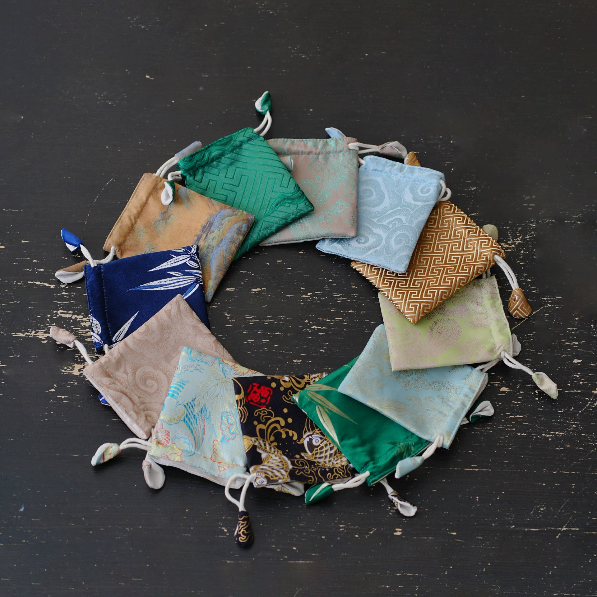 Мешочек на шнурке, тканевый мешочек для чашки чая, ювелирные изделия, нефритовый браслет из орехового дерева, сумка для хранения игрушек, мешочек для ювелирных изделий, маленький тканевый мешочек