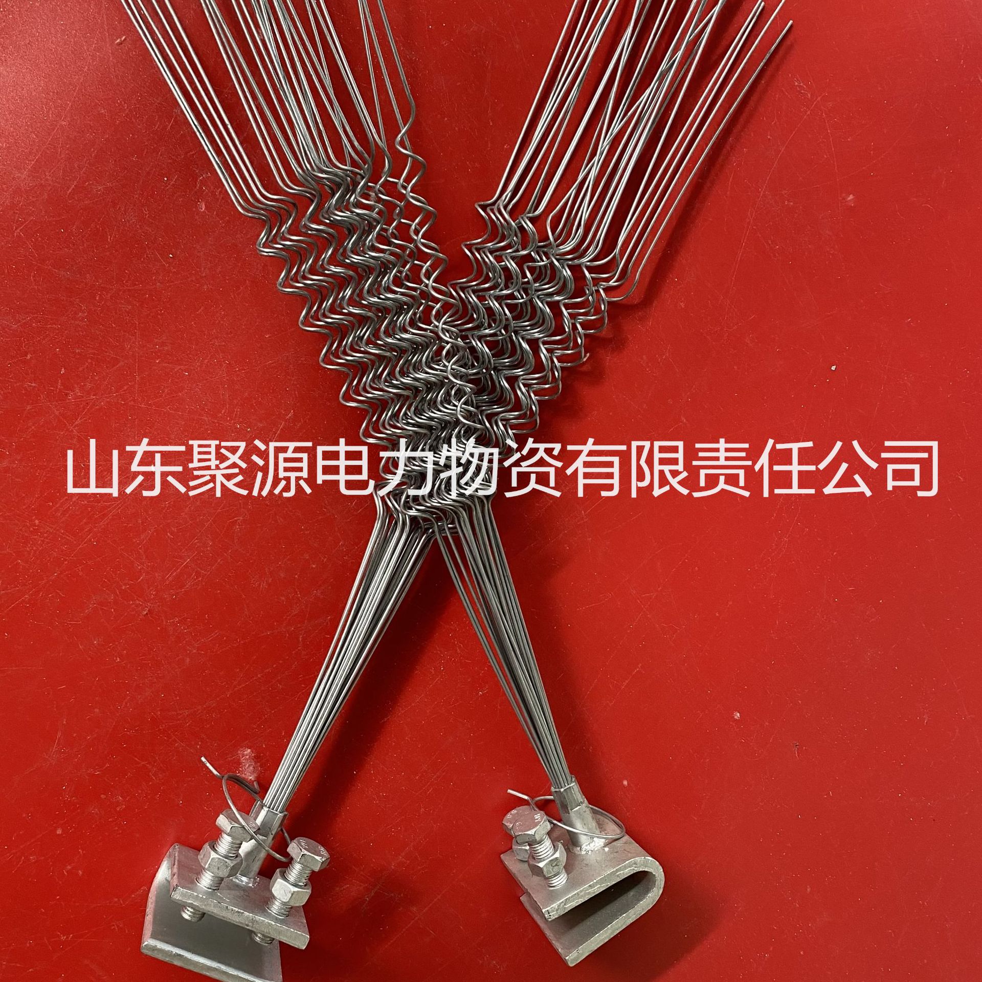 热镀锌防鸟刺 国家标准 螺旋式高压线路驱鸟金具 现货