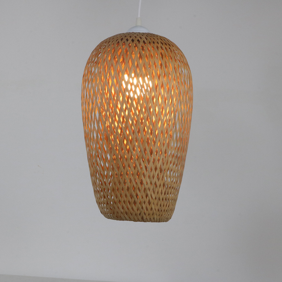 De estilo japonés linterna de bambú de estilo chino cama retro y desayuno puesto de té olla caliente restaurante Inn Bambú de bambú araña de