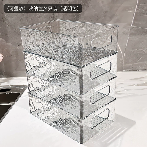 【White】Putting can be stacked in 4 units