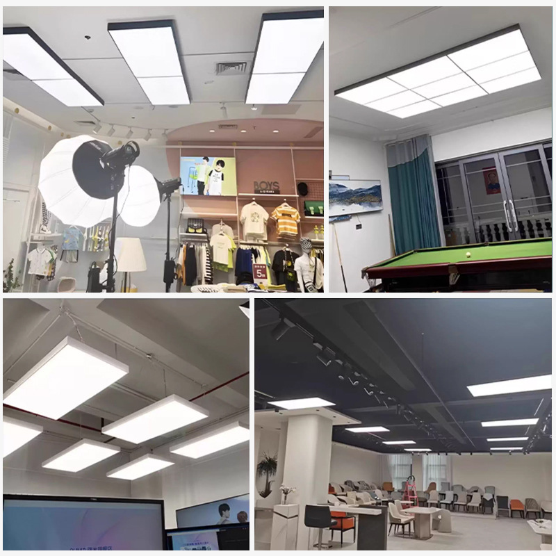 lámpara sin sombra de gran área sala de transmisión directa lámpara superior especial sala de baile super brillante barbería tienda de ropa lámpara de iluminación comercial image 3