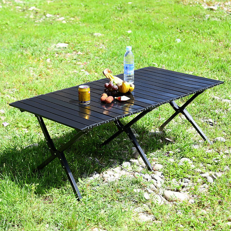 Manufacturer Wholesale Outdoor Folding Table Portable Car-Mounted Camping Barbecue Stall Folding Table Egg Roll Table Camping