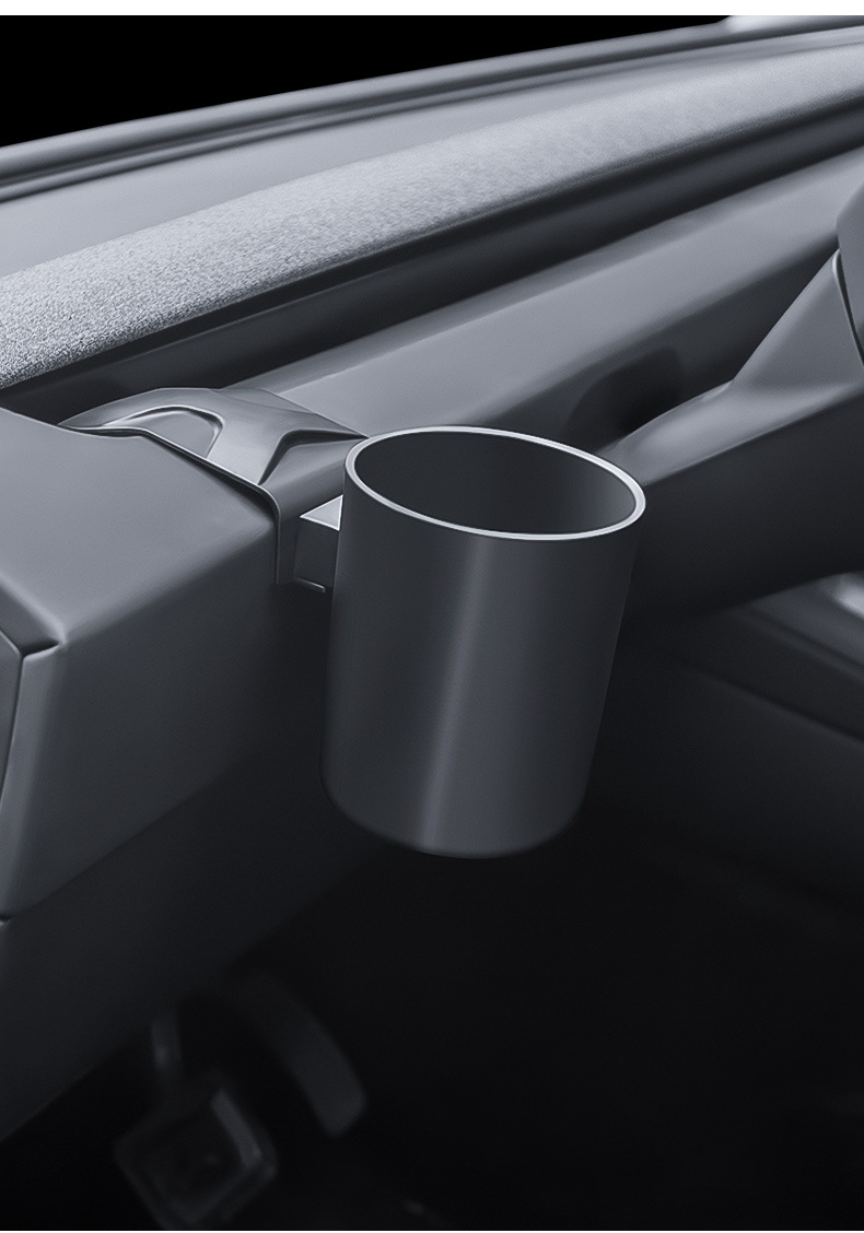 Suitable for the New Version of Model 3 Tesla Dashboard Cup Holder, Driver and Passenger Cup Holder Limiter, Car Cup Holder