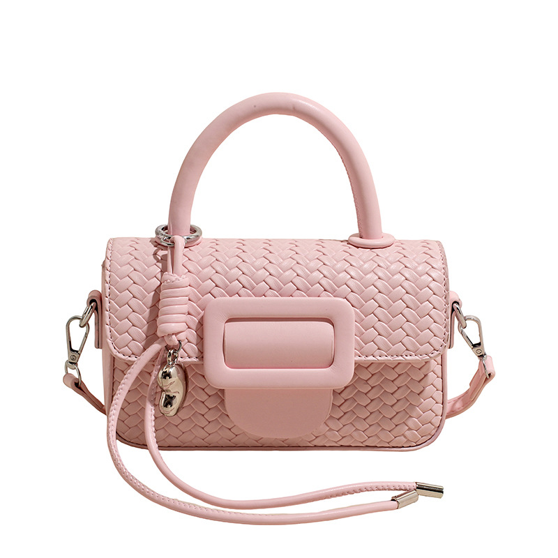 Bolso de mano de alta sensación para mujeres 2026 nueva moda primavera tejida bolso de hombro exquisito bolso de mochila super caliente
