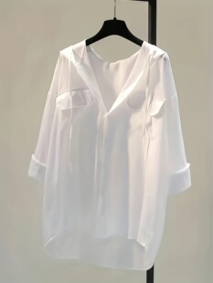 J 12375 White Hooded Sun Shirt �����Bñ�r�� �羳�W�����R�d��