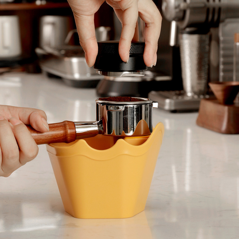 Coffee powder bucket ABS plastic knock bucket small waste bucket coffee handle multi-functional storage powder holder