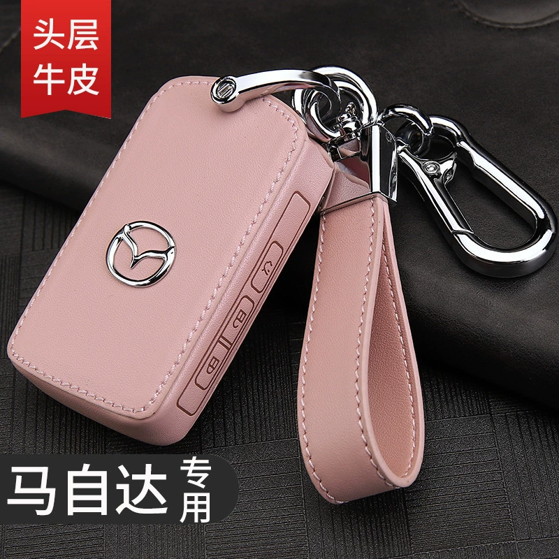 Подходит для Mazda 3 Angkesela, чехол для ключей cx50cx30 Atez cx4cx5, автомобильная пряжка из натуральной кожи cx8, женская сумка
