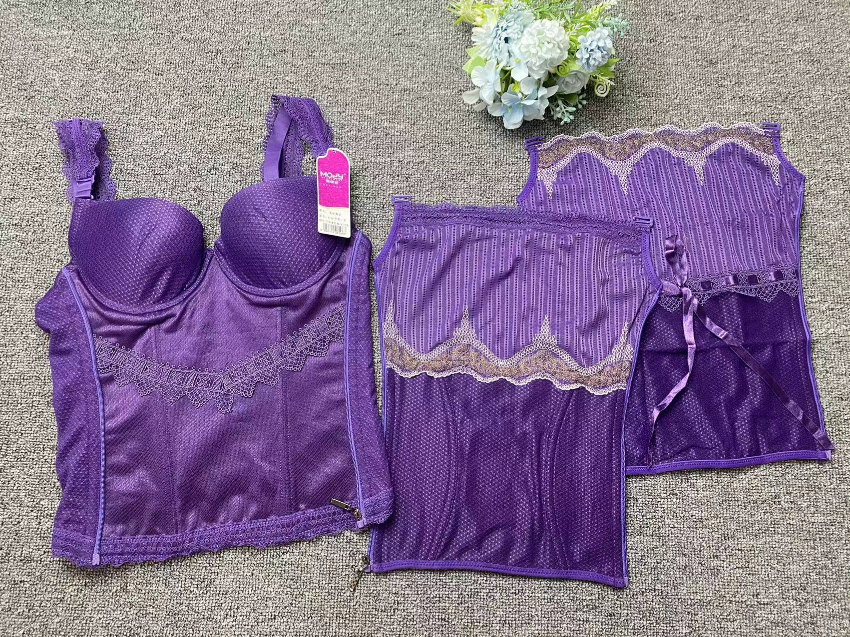 Varios corsé vientre contratación vinculante cinturón corsé acero hueso brillante caucho corsé de látex