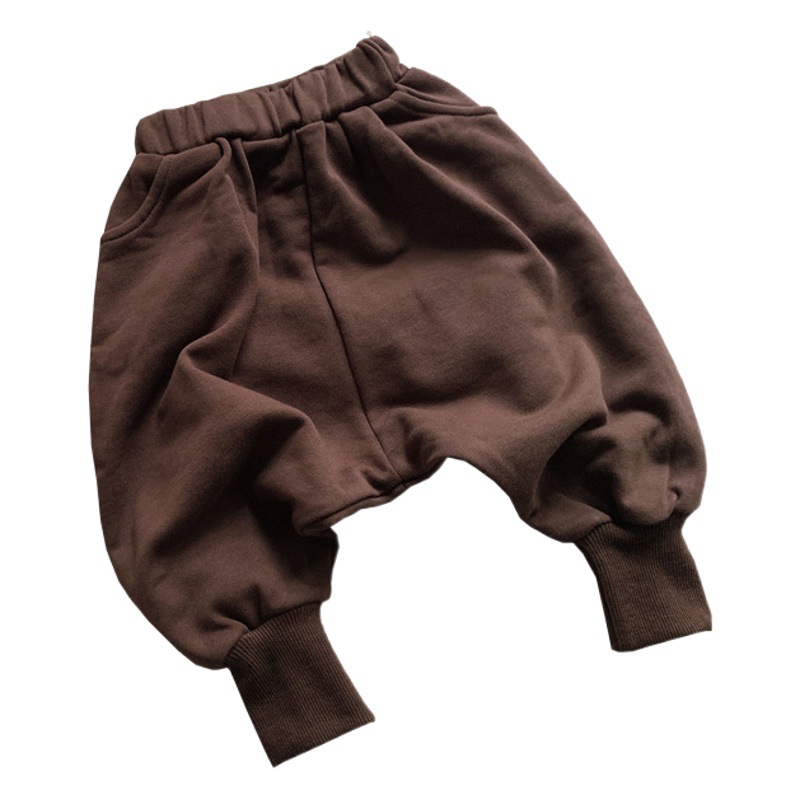 Pantalones de ratón volador para niños 2024 primavera y otoño nuevos niños pantalones sueltos de pierna ancha casuales para niñas pantalones harén de felpa ropa de moda image 1