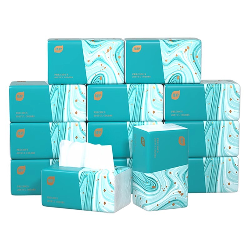 植物由来の花柄吊り下げ式ティッシュペーパー大パック、家庭用お徳用パック、トイレットペーパー、ナプキン、箱入り卸売