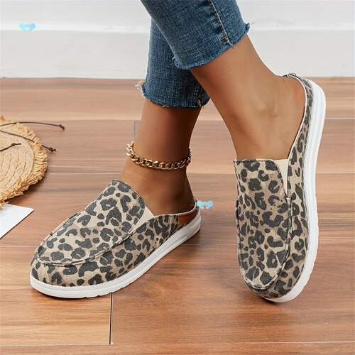 Women's Fashion Loafers Casual Round Toe Slip on Slides