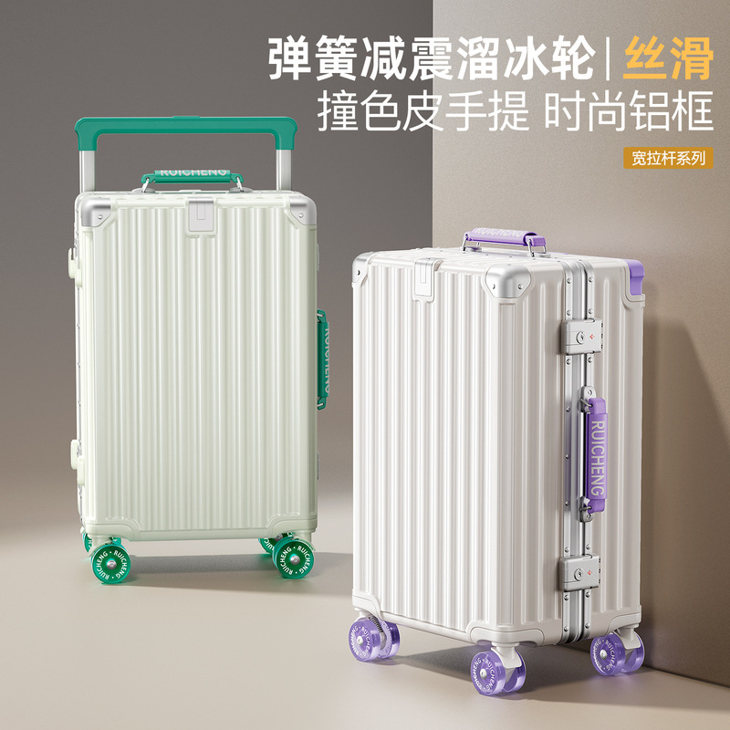 Luggage Large Capacity 28-Inch 30-Inch Women's Extra Large 32inch Overseas 2025 New Wide Trolley Aluminum Frame Suitcase for Students Luggage Large Capacity 28-Inch 30-Inch Women's Extra Large 32inch Overseas 2025 New Wide Trolley Aluminum Frame Suitcase for Students