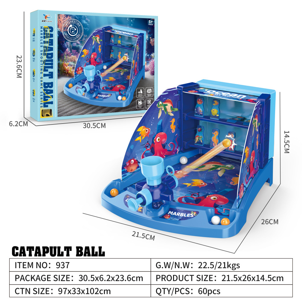 子供の知育類のおもちゃの脳の思惟は親子のインタラクティブな室内のデスクトップのパチンコのゲーム機の卸売りを訓練します。